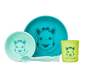 Sophie la girafe Silicone meal set - Turkis