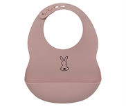 Nattou Silicone Bib Dusty Pink