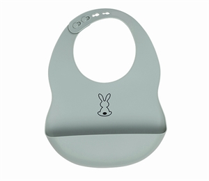 Nattou Silicone Bib Green