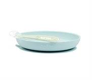 Nattou Silicone Tableware 2 pk Light Blue