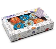 Donut Socks Blueberry orange 3 par