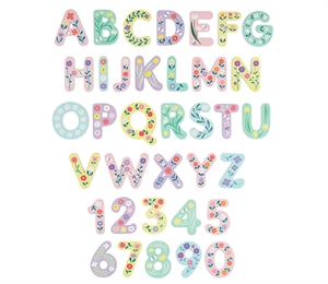  Foam bath letters Flowers