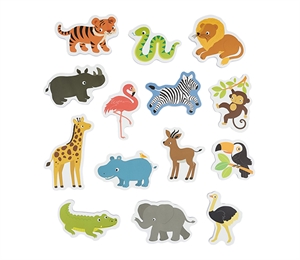  Foam bath Toys Safari