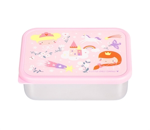 Rustfri stål madkasse med PP låg Princesses