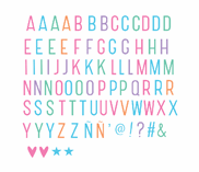 Lightbox Letter Set Pastel
