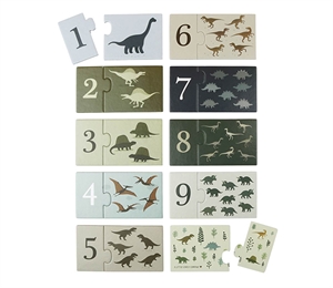 Counting Puzzle Dinosaurs