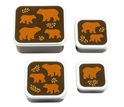 Lunch & snack box set - Bears