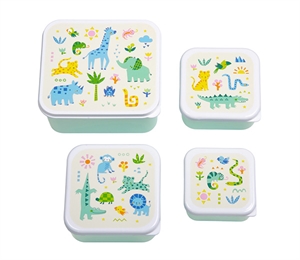 Lunch & snack box set - Jungle