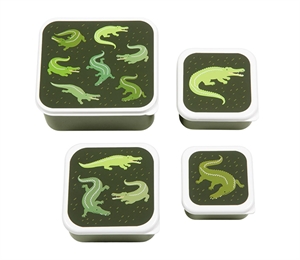 Lunch & snack box set - Crocodiles