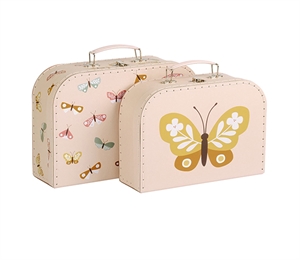 Suitcase - Butterflies set of 2