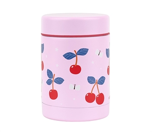 Insulated stainless steel food jar Cherries