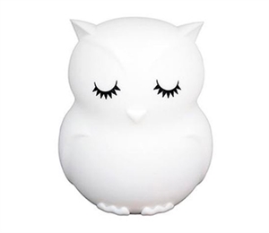 Otto The Owl natlampe med USB oplader