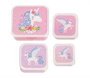 Lunch & snack box set - Unicorn